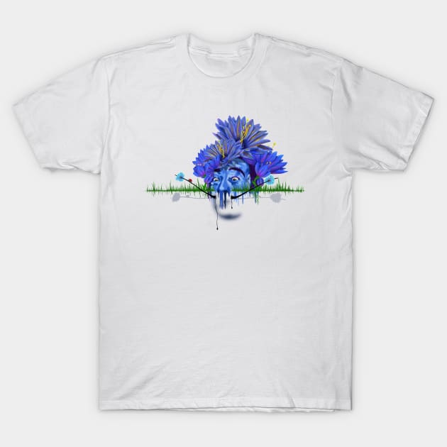 Dali in the Garden T-Shirt by TenkenNoKaiten